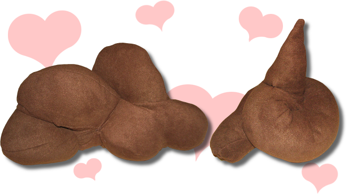 Poop deals shaped pillow